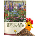 SunHaven Seeds Butterfly and Hummingbird Wildflower Mix – 30,000+ Seeds – 1 oz Bulk Extra Large Resealable Packet – Non-GMO Open Pollinated Wildflower Seeds